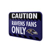 Baltimore Ravens NFL Caution Sign