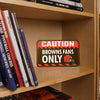 Cleveland Browns NFL Caution Sign