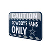 Dallas Cowboys NFL Caution Sign