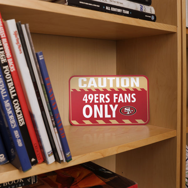 49ers Block Sign San Francisco 49ers NFL Caution Sign