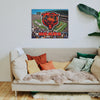 Chicago Bears NFL Canvas Wall Sign