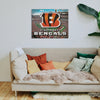 Cincinnati Bengals NFL Canvas Wall Sign