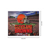 Cleveland Browns NFL Canvas Wall Sign