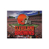 Cleveland Browns NFL Canvas Wall Sign