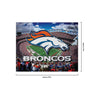 Denver Broncos NFL Canvas Wall Sign