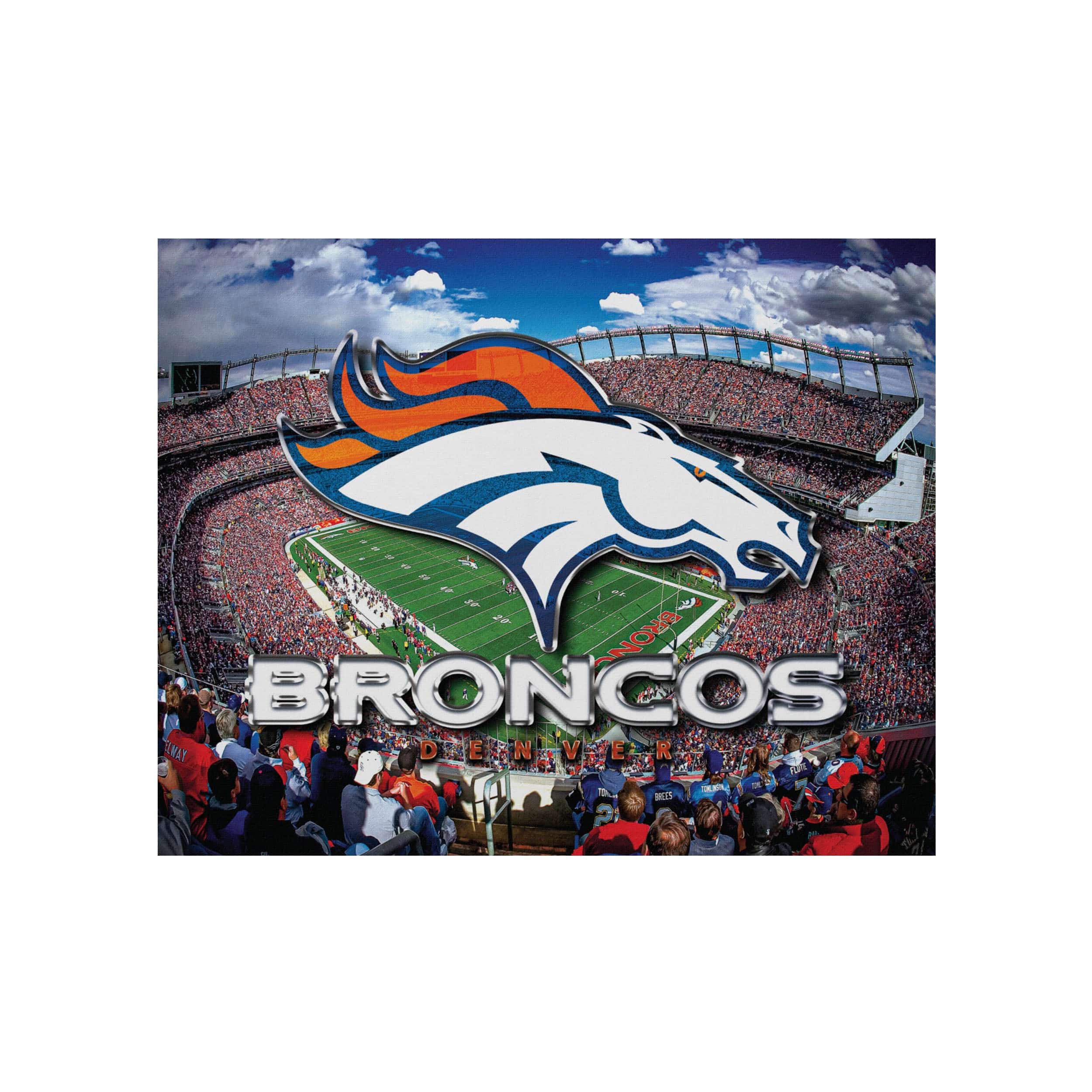 Download Portrait Denver Broncos Logo Wallpaper