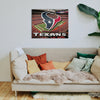 Houston Texans NFL Canvas Wall Sign