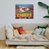 Kansas City Chiefs NFL Canvas Wall Sign