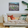 New England Patriots NFL Canvas Wall Sign