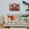 San Francisco 49Ers NFL Canvas Wall Sign