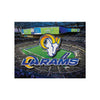 Los Angeles Rams NFL Canvas Wall Sign