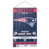 New England Patriots NFL Corrugated Metal Wall Sign