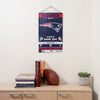 New England Patriots NFL Corrugated Metal Wall Sign