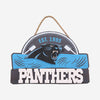 Carolina Panthers NFL Wooden Die Cut Sign