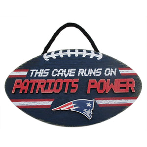 New England Patriots NFL Football Sign