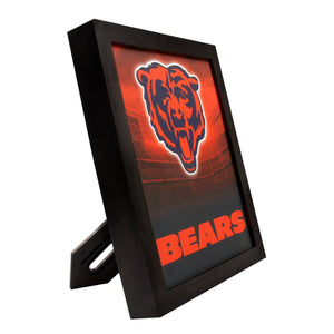 Chicago Bears NFL Glow Wall Sign