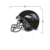 Baltimore Ravens NFL Home Field Stake Helmet Sign