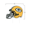 Green Bay Packers NFL Home Field Stake Helmet Sign