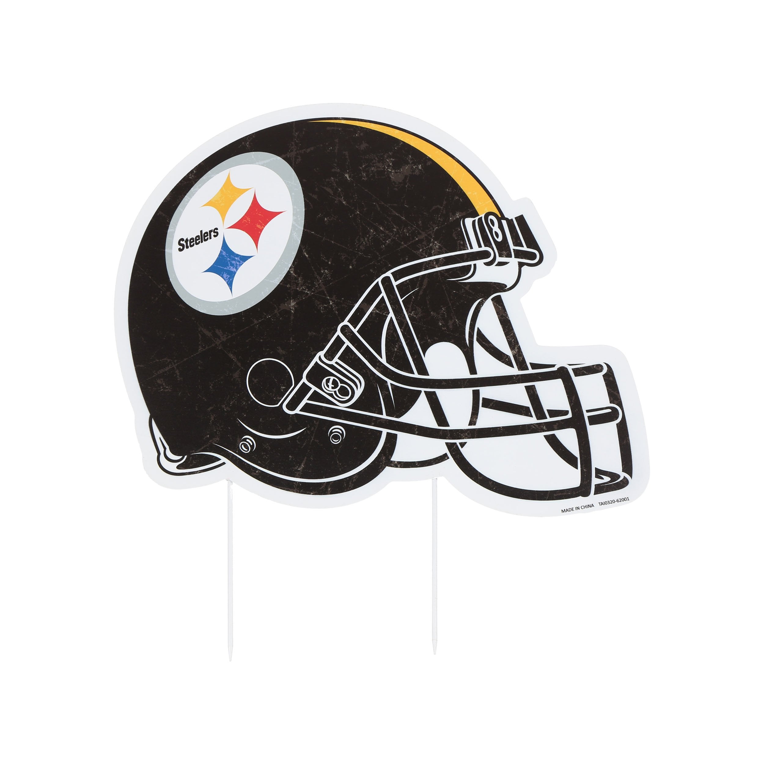 Pittsburgh Steelers Authentic Helmet Cutout Sign