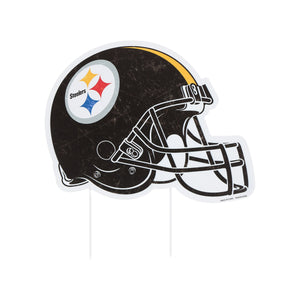 Pittsburgh Steelers NFL Home Field Stake Helmet Sign