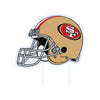 San Francisco 49ers NFL Home Field Stake Helmet Sign