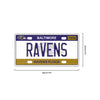 Baltimore Ravens NFL License Plate Wall Sign