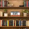 Chicago Bears NFL License Plate Wall Sign