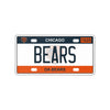 Chicago Bears NFL License Plate Wall Sign