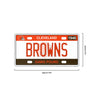 Cleveland Browns NFL License Plate Wall Sign