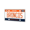 Denver Broncos NFL License Plate Wall Sign