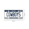 Dallas Cowboys NFL License Plate Wall Sign