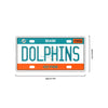 Miami Dolphins NFL License Plate Wall Sign