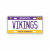 Minnesota Vikings NFL License Plate Wall Sign