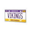 Minnesota Vikings NFL License Plate Wall Sign