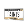 New Orleans Saints NFL License Plate Wall Sign