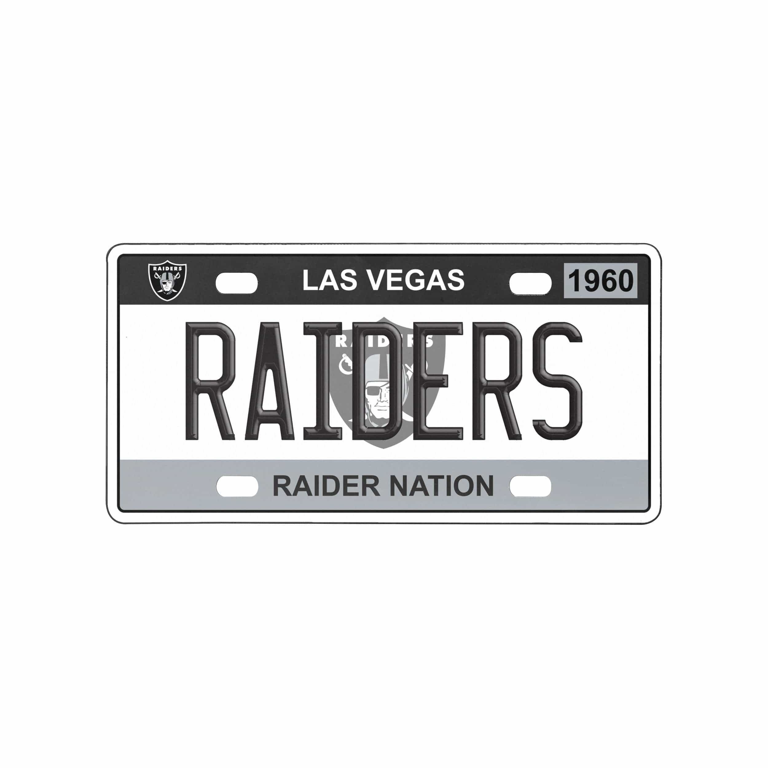 Las Vegas Raiders NFL Metal Tacker Wall Sign