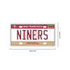 San Francisco 49ers NFL License Plate Wall Sign