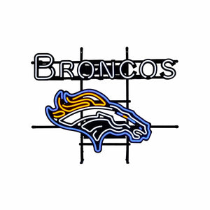 Denver Broncos NFL Fancave LED Sign