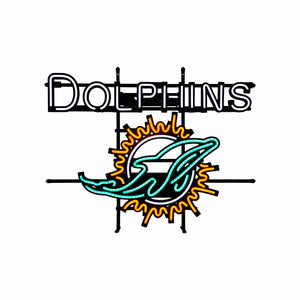 Miami Dolphins NFL Fancave LED Sign