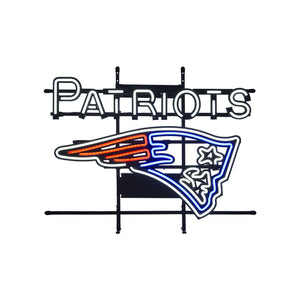 New England Patriots NFL Fancave LED Sign