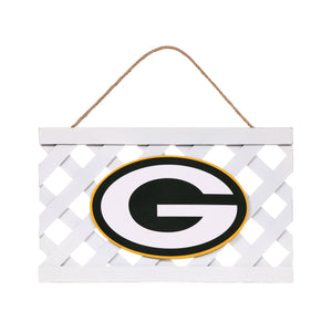 Green Bay Packers NFL Lattice Garden Sign