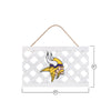 Minnesota Vikings NFL Lattice Garden Sign