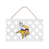 Minnesota Vikings NFL Lattice Garden Sign