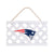 New England Patriots NFL Lattice Garden Sign