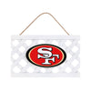 San Francisco 49ers NFL Lattice Garden Sign