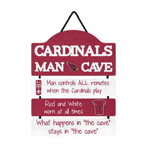 Arizona Cardinals NFL Mancave Sign