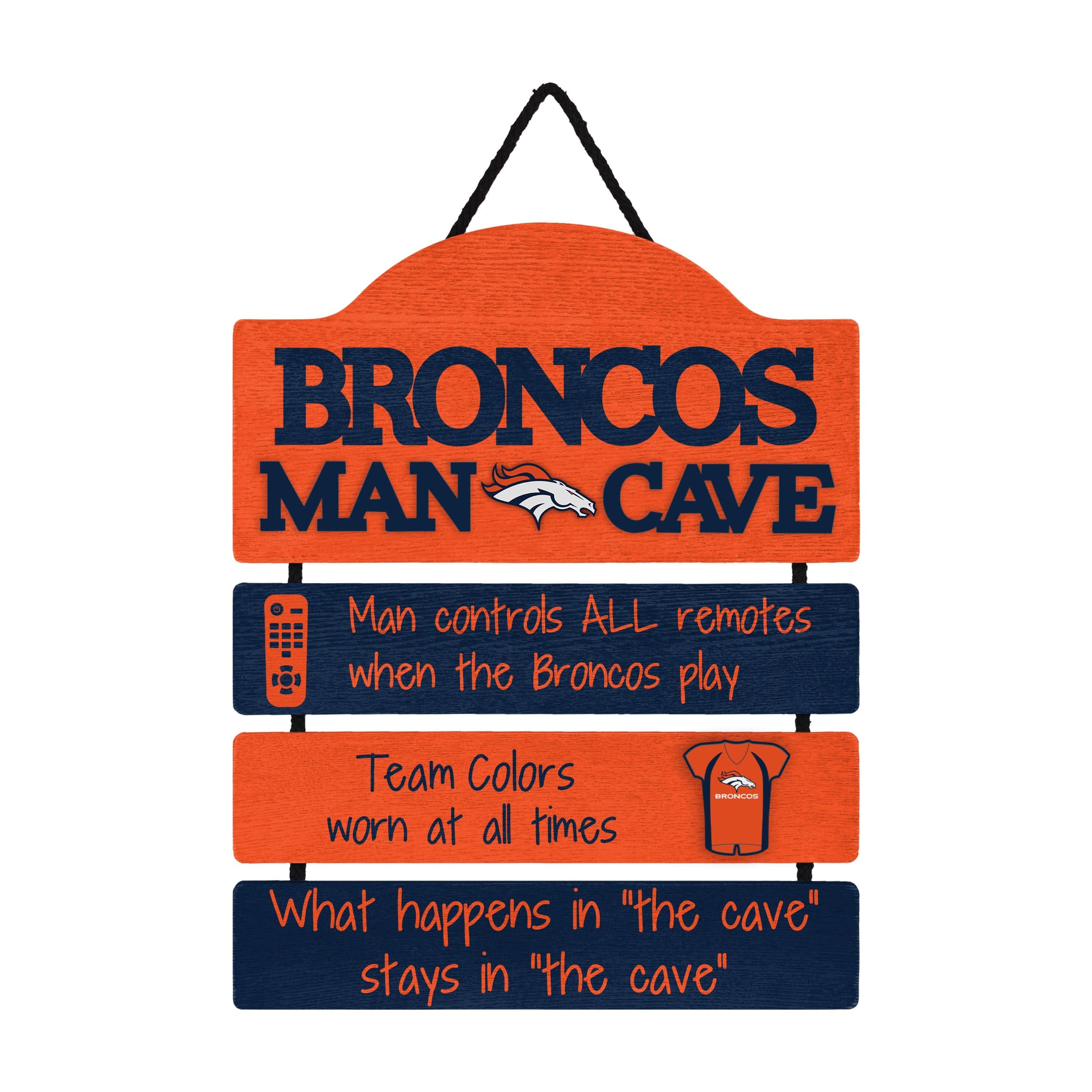 Up for sale is Broncos man cave package.