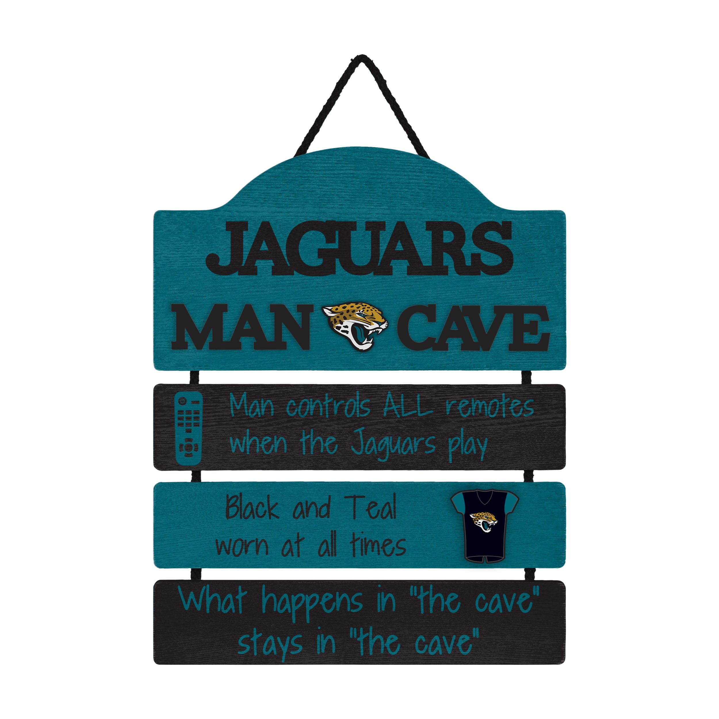 Officially Licensed NFL Jacksonville Jaguars Fan Cave Sign