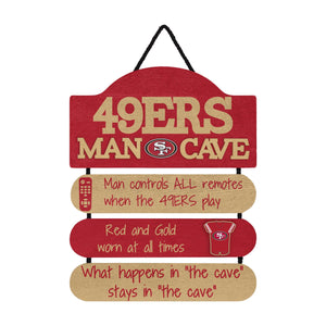 San Francisco 49ers NFL Mancave Sign