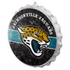 Jacksonville Jaguars NFL Metal Distressed Bottlecap Sign